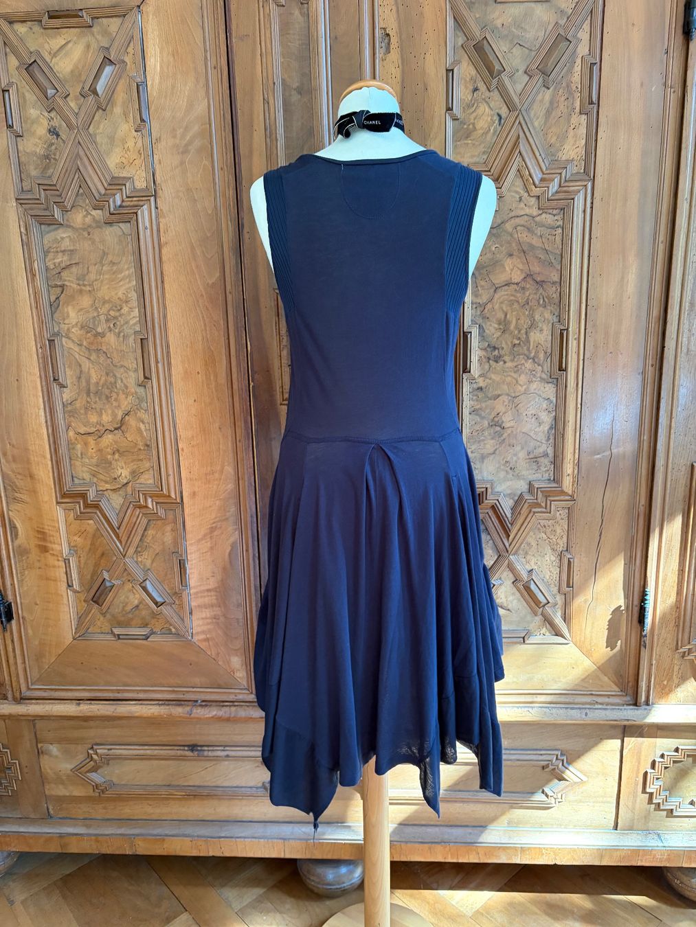 Girbaud Vestiti: Vintage Marithé & François Girbaud Kleid aus Marine Baumwole – Usato da Interlaken venduto da Bona55 2