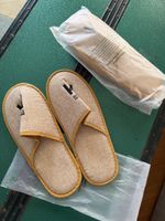 Set di 2 Ciabatte HOTELS COLLECTION beige taglia unica nuovo
