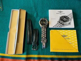 breitling aerospace, bicolor, titan-gold? serie F102, 1998