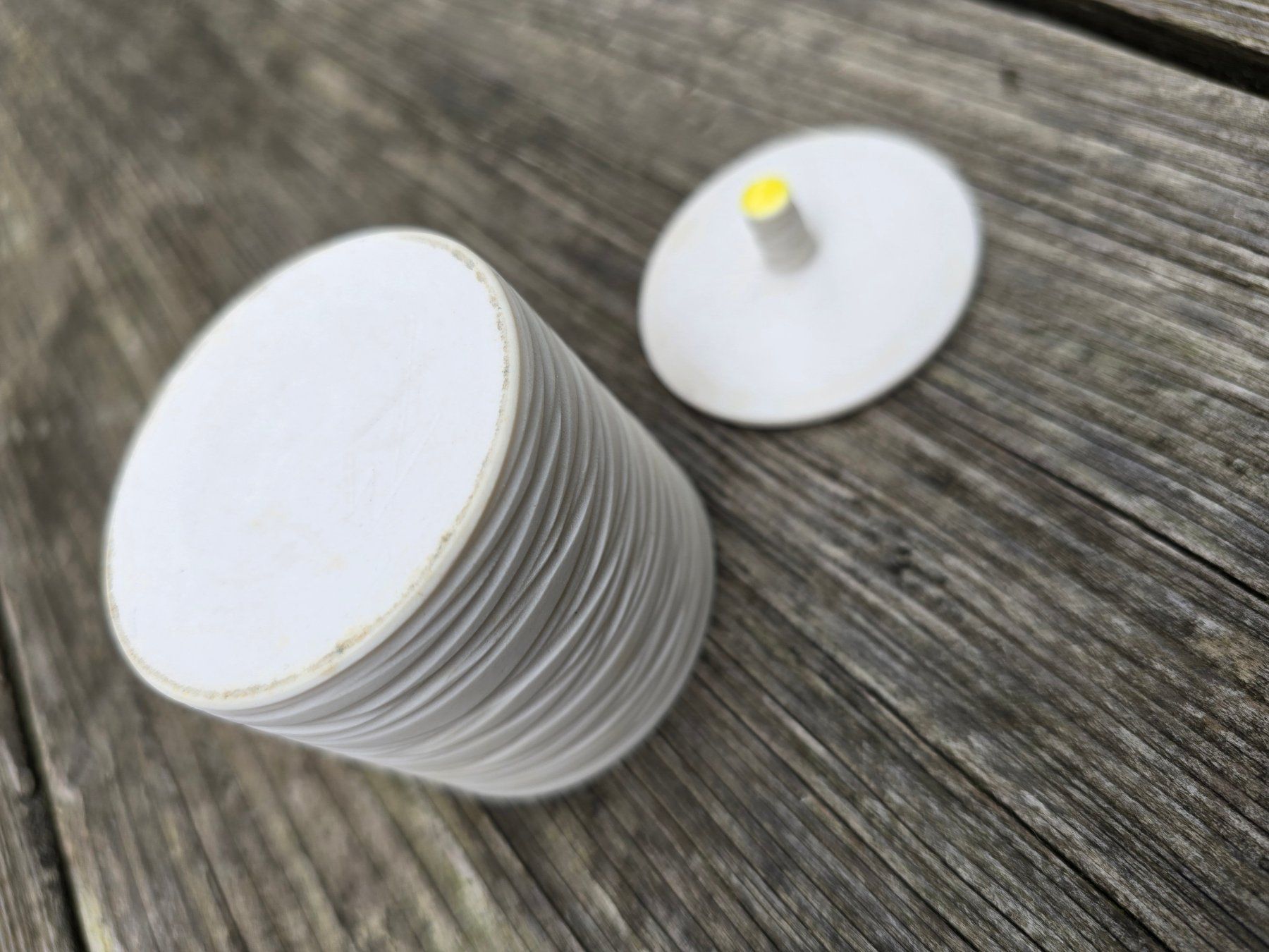 Zuccheriere: Porzellan: Dose mit Deckel – Usato da Romanshorn venduto da Rachacha 3