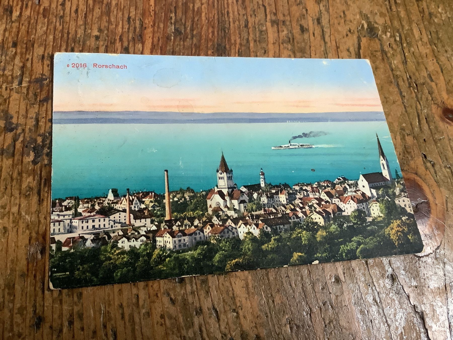 Cartoline postali: Alte Ansichtskarte Rorschach am Bodensee, Rarität! – Usato da Flaach venduto da Monisoldshop