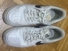 Nike Air Force 1, Grösse 42.5, Weisse Sneaker, Top!