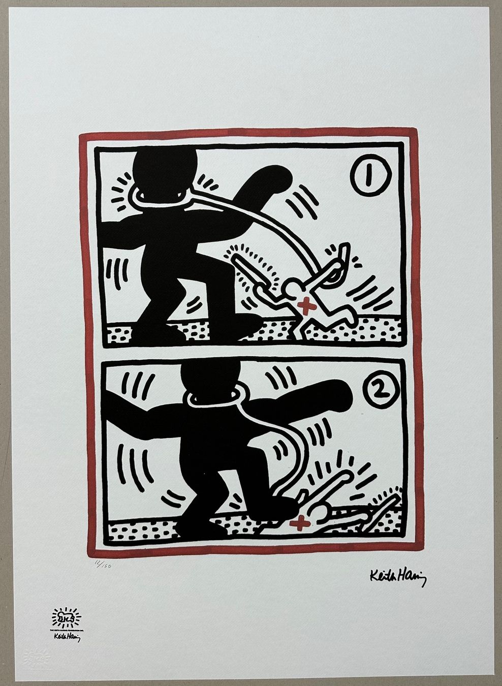 Dipinti: Keith Haring:  Untitled, POP Art 12/150 – Nuovo (secondo la descrizione) da Meilen venduto da Smgdesign