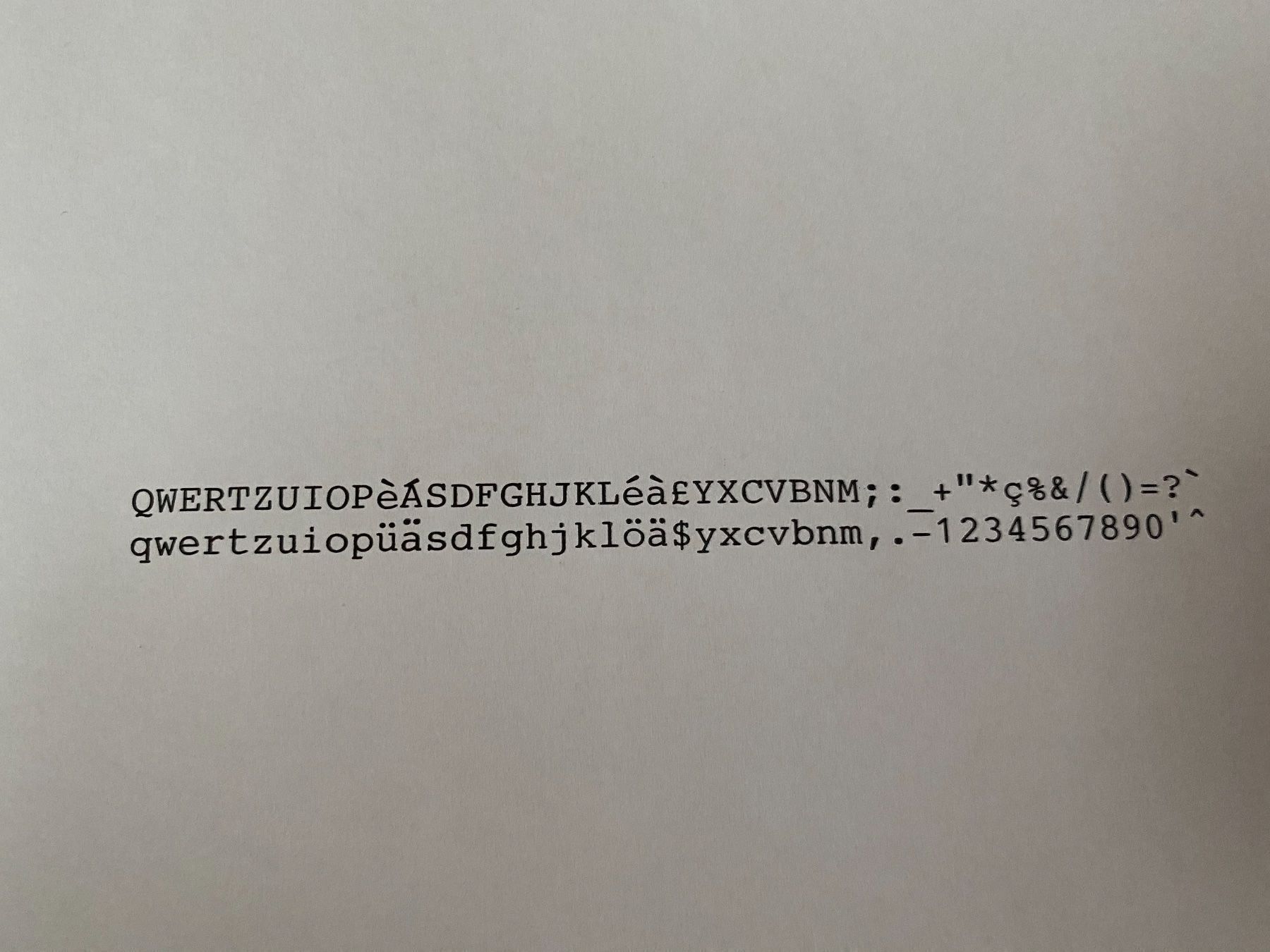 Brother Macchine da scrivere: Schreibmaschine Typ DW 300 – Usato da Appenzell venduto da Sonnschein_ 1
