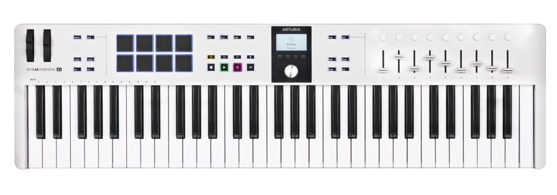 Arturia Strumenti musicali: Arturia KeyLab Essential 61 MK3 Weiss + Ständer – Usato da Winterthur venduto da Flyer16 4