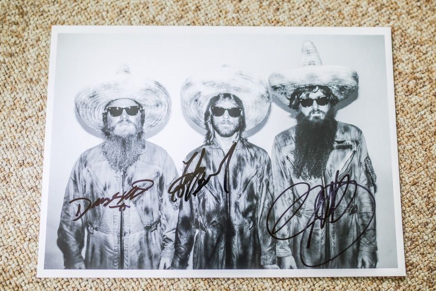Autografi: ZZ Top - Original Autogramm in person – Usato da Kaisten venduto da Simpsons4