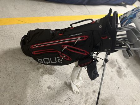 Golfbag BIG MAX Aqua ice 2.0 schwarz/rot