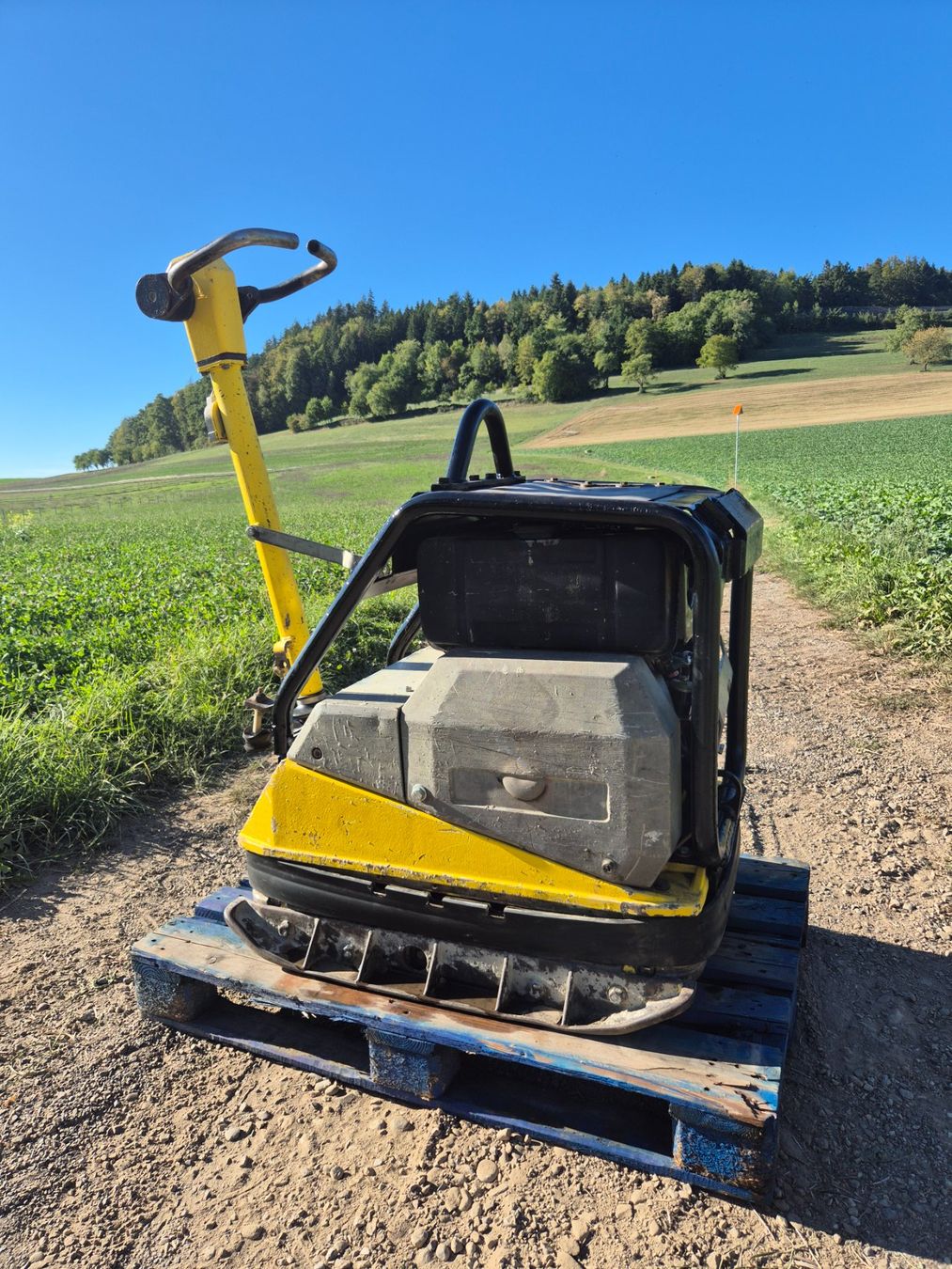 Bagger: Wacker ca 450Kg Vibroplatte – Gebraucht aus Grosswangen von claas-jaguar 1