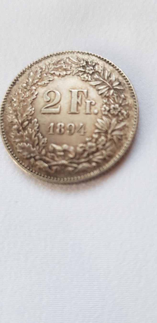Tutti le monete: 2 Franken 1894 Schweiz – Usato da Dällikon venduto da Toyfan 3
