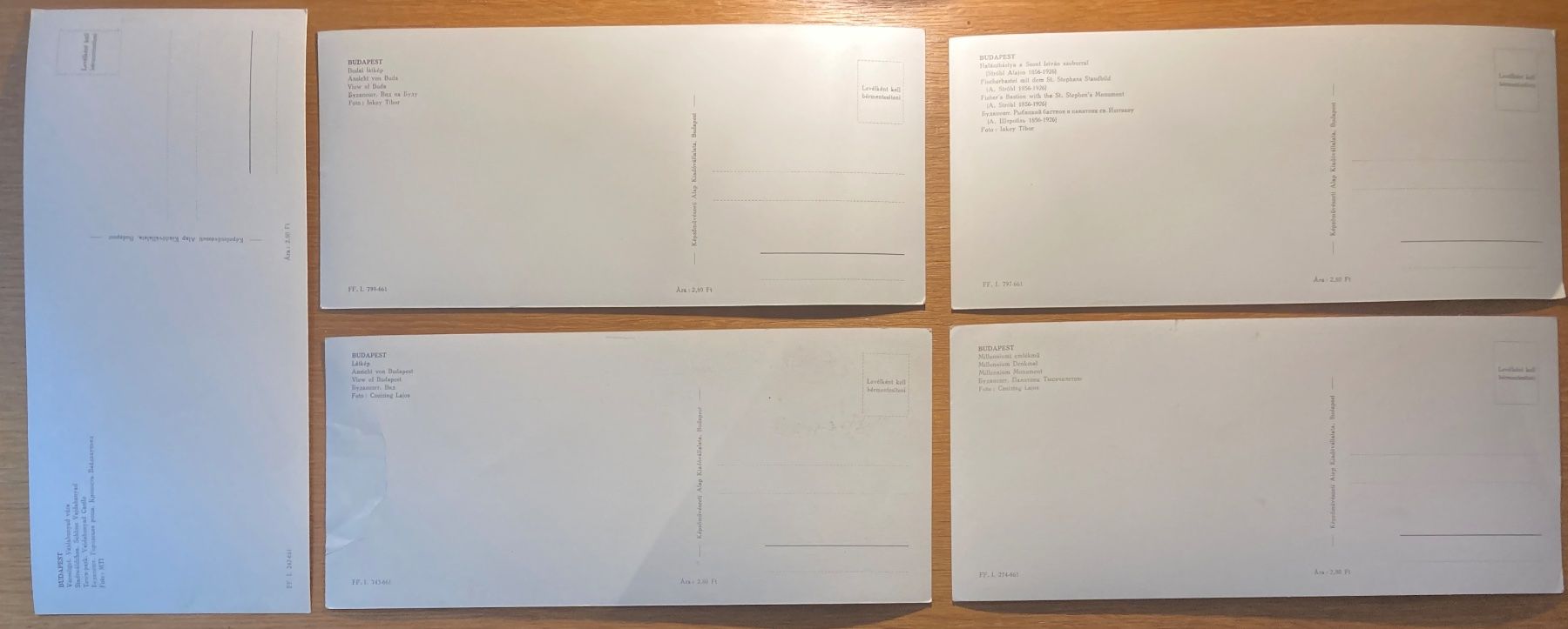 Cartoline postali: Budapest / Ungarn / 5 grosse Ansichtskarten – Nuovo (secondo la descrizione) da Basel venduto da magot58 5