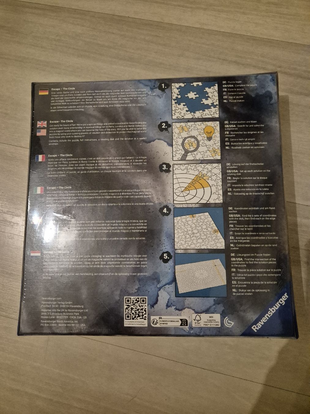 Ravensburger Puzzle: Puzzle Ravensburger Escape Puzzle Paris 919 Teile – Nuovo (secondo la descrizione) da Stansstad venduto da Kyra014 1