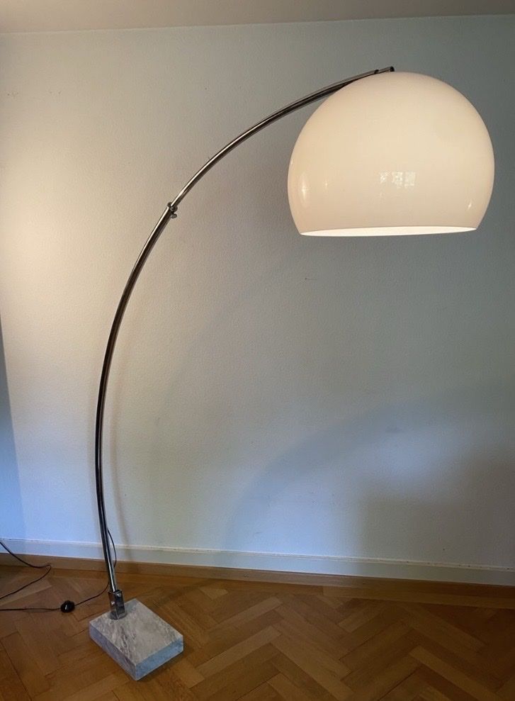Lampen: Design Vintage Bogenlampe  – Gebraucht aus Olten von sportwelt 3