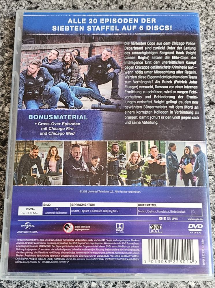Tutti i DVDs: CHICAGO P.D. STAFFEL 7/ 6 DVD – Usato da Geuensee venduto da jes_9xyk 1