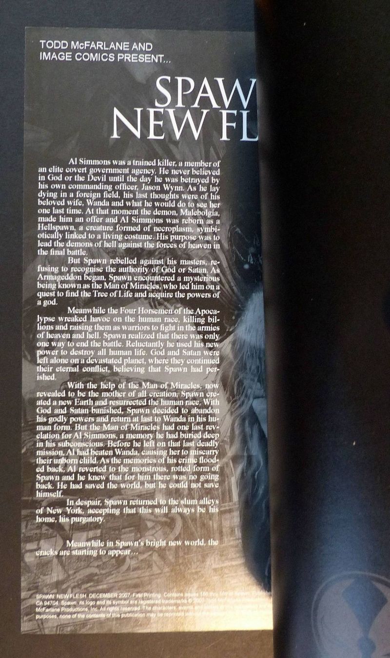 Comics: SPAWN MCFARLANE #166-169 NEW FLESH COLLECTION IMAGE 2007 – Neu (gemäss Beschreibung) aus Lugano von YouWantUS 3
