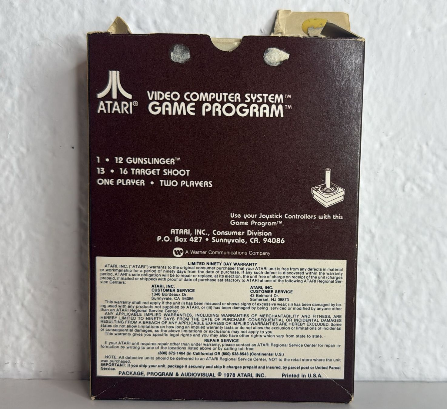 Atari Spiele: Atari Outlaw Video Game Program CX2605 guter Zustand – Gebraucht aus Ehrendingen von lax21 1