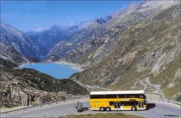 Postauto // Doppelstock Grimsel // Foto