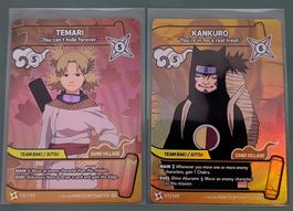 Naruto Mythos Sand Village Rare Set Temari Kankuro 1st Editi