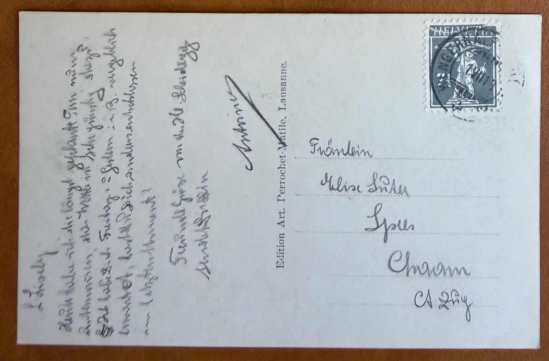 Cartoline postali: Klein Scheidegg - Bahn 1918 – Usato da Lutry venduto da Ediego 1