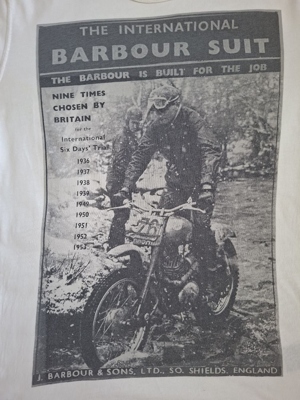 T-shirts: T-shirt Barbour blanc taille M  – D'occasion à Renens VD par ser_j2fn 3