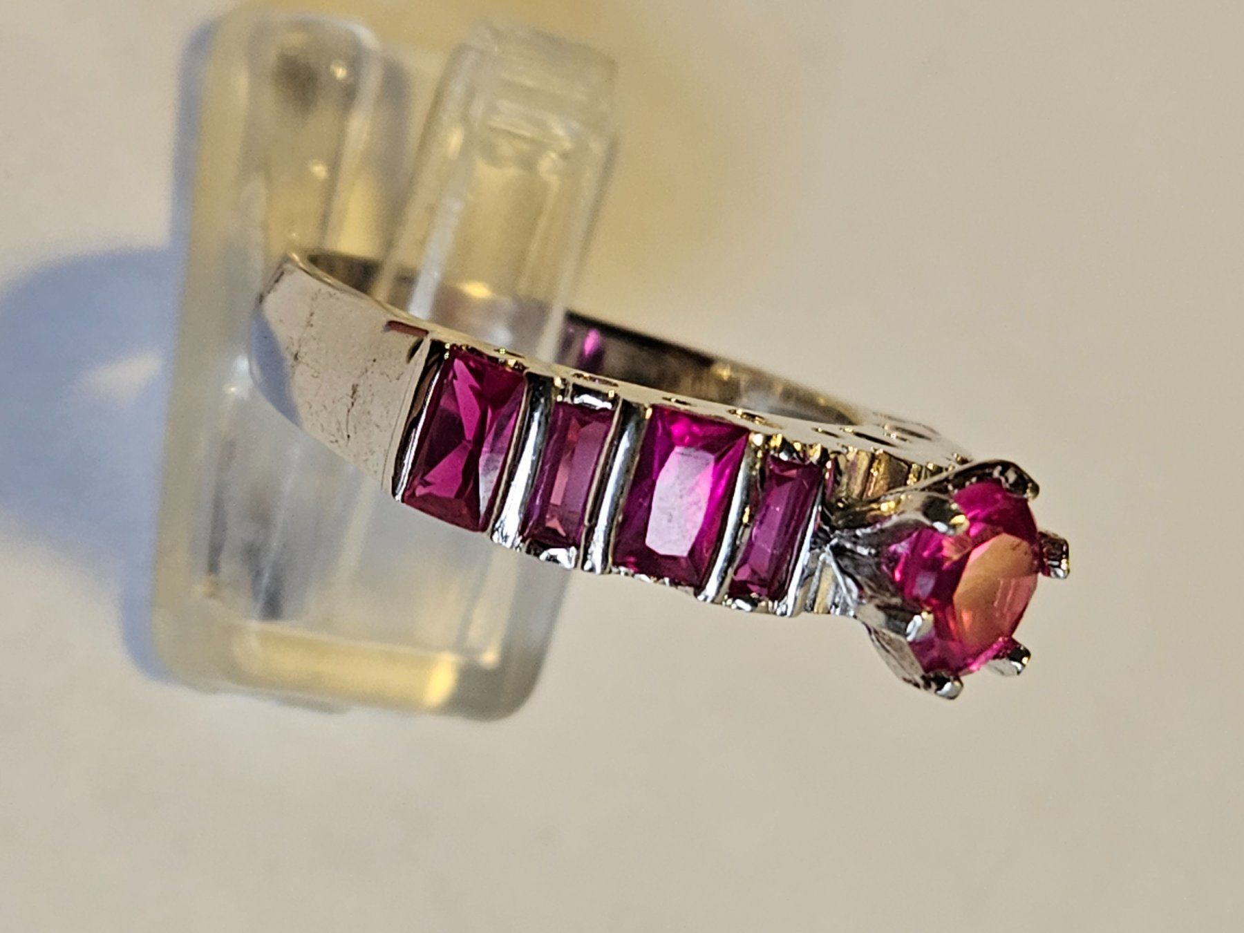 Anelli: Rubin Fingerring – Nuovo e nell'imballaggio originale da Zürich venduto da adriben 3