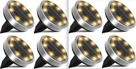 8-Stück Solar Bodenleuchten