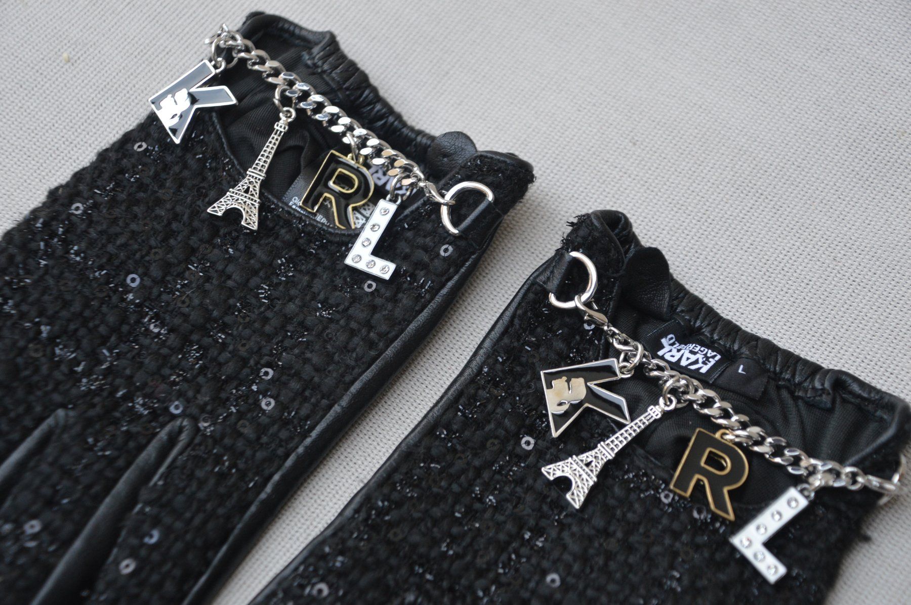 Karl Lagerfeld Guanti & manicotti: Karl Lagerfeld Handschuhe / gants – Usato da Collonges venduto da arashee 1