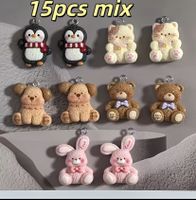 15x stück mix Anhänger neu tiere