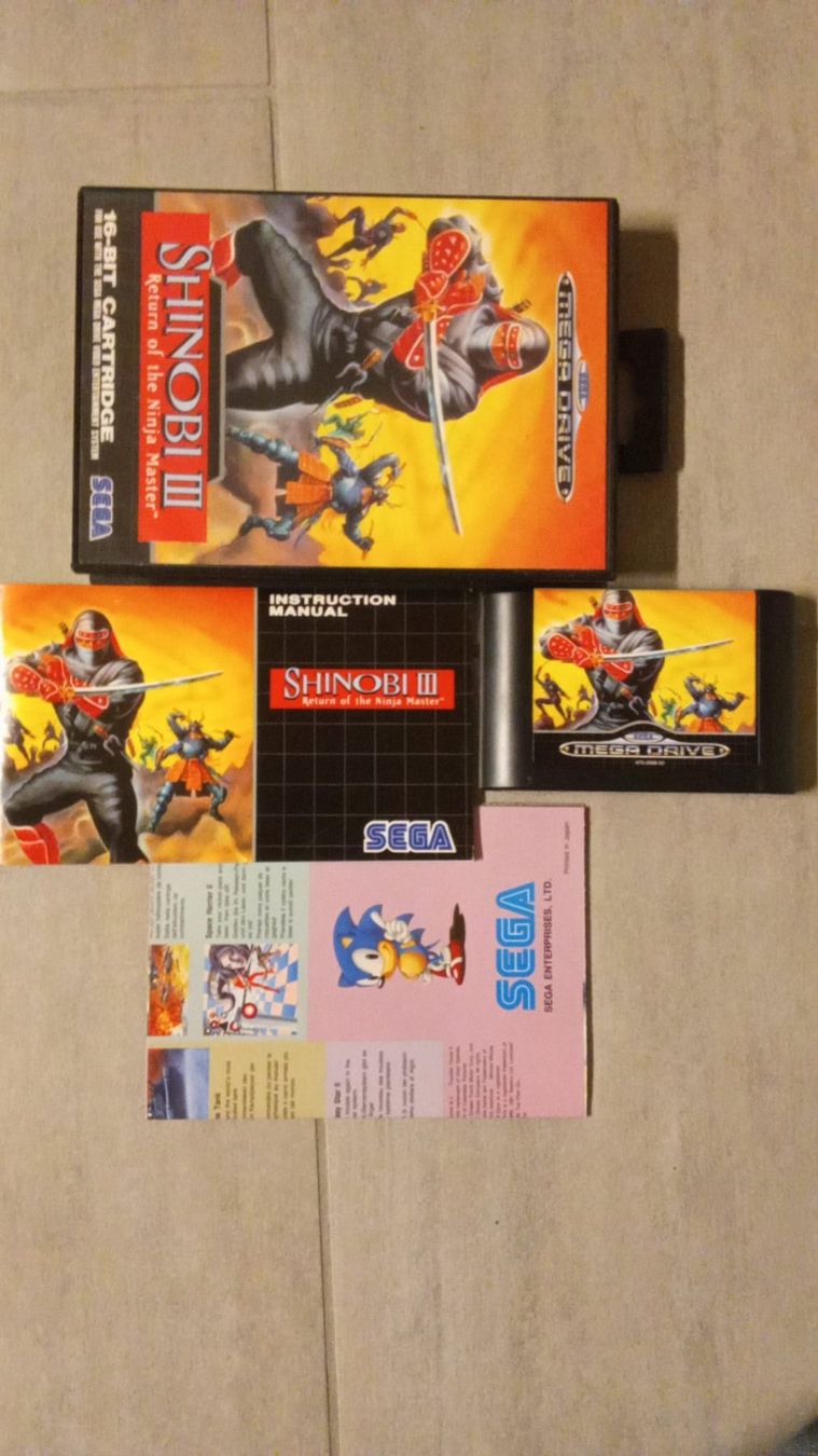 Sega Giochi: Shinobi 3 Mega Drive (CIB) – Usato da leytron venduto da willowlepetit 1