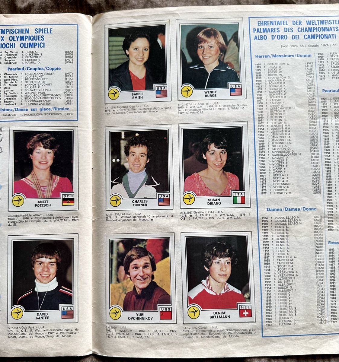 Panini Carte collezionabili: Panini Album Ski 78 – Usato da Duebendorf venduto da Fczfanrobi 1