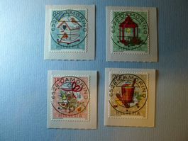 2020 Sondermarken Weihnachten Vollstempel 1800-1803 Camorino