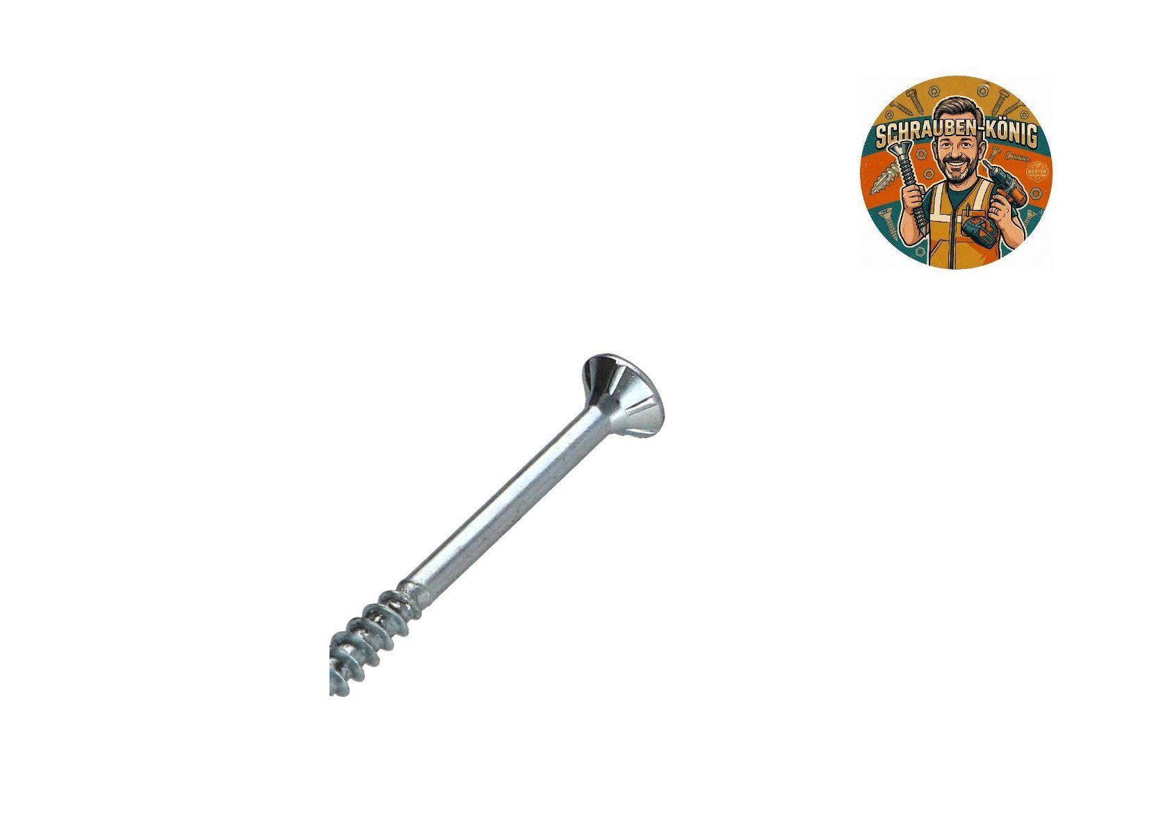 Ferramenta: Spanplattenschrauben SET Torx TX - 4x60, 5x70mm, 6x120 – Nuovo e nell'imballaggio originale da Wittenbach venduto da schrauben-koenig 3