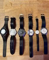6 Armbanduhren Alte und Neuwertige Uhren