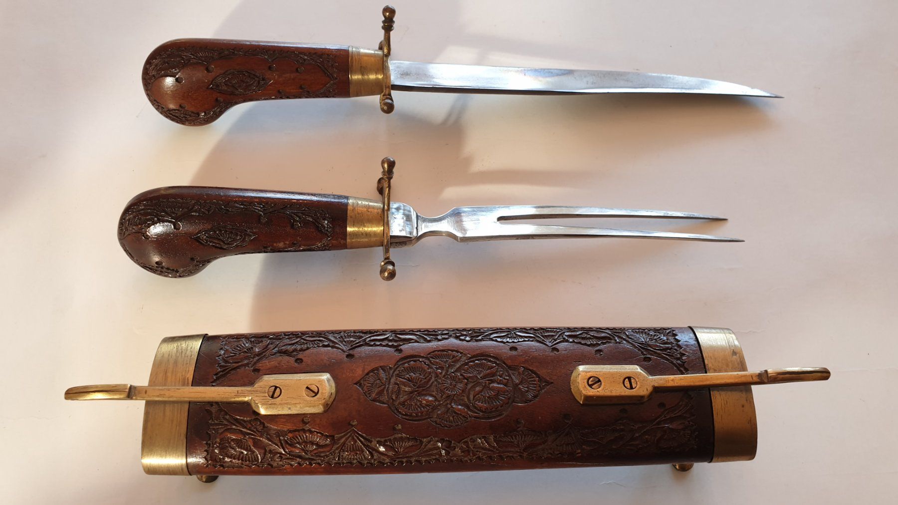 Bestecksets: Jagdbesteck. Indien. – Gebraucht aus Goldach von armando_r