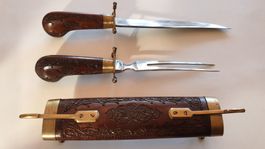 Jagdbesteck. Indien.
