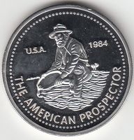 The American Prospector 1984 - 1 Unze Silber