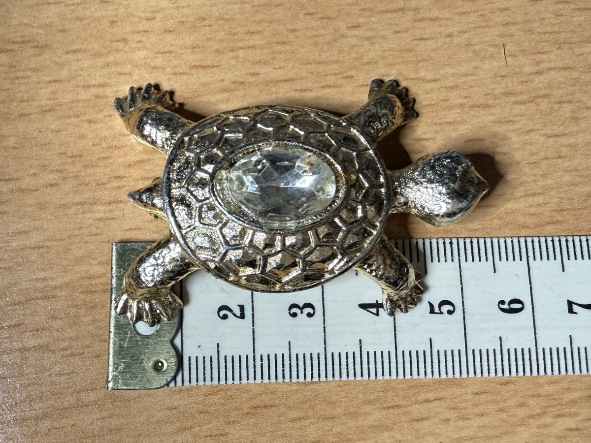 Spille & Fermagli: Vintage Schildkröten-Brosche – Usato da Lamone venduto da LaCantinaMagica 5