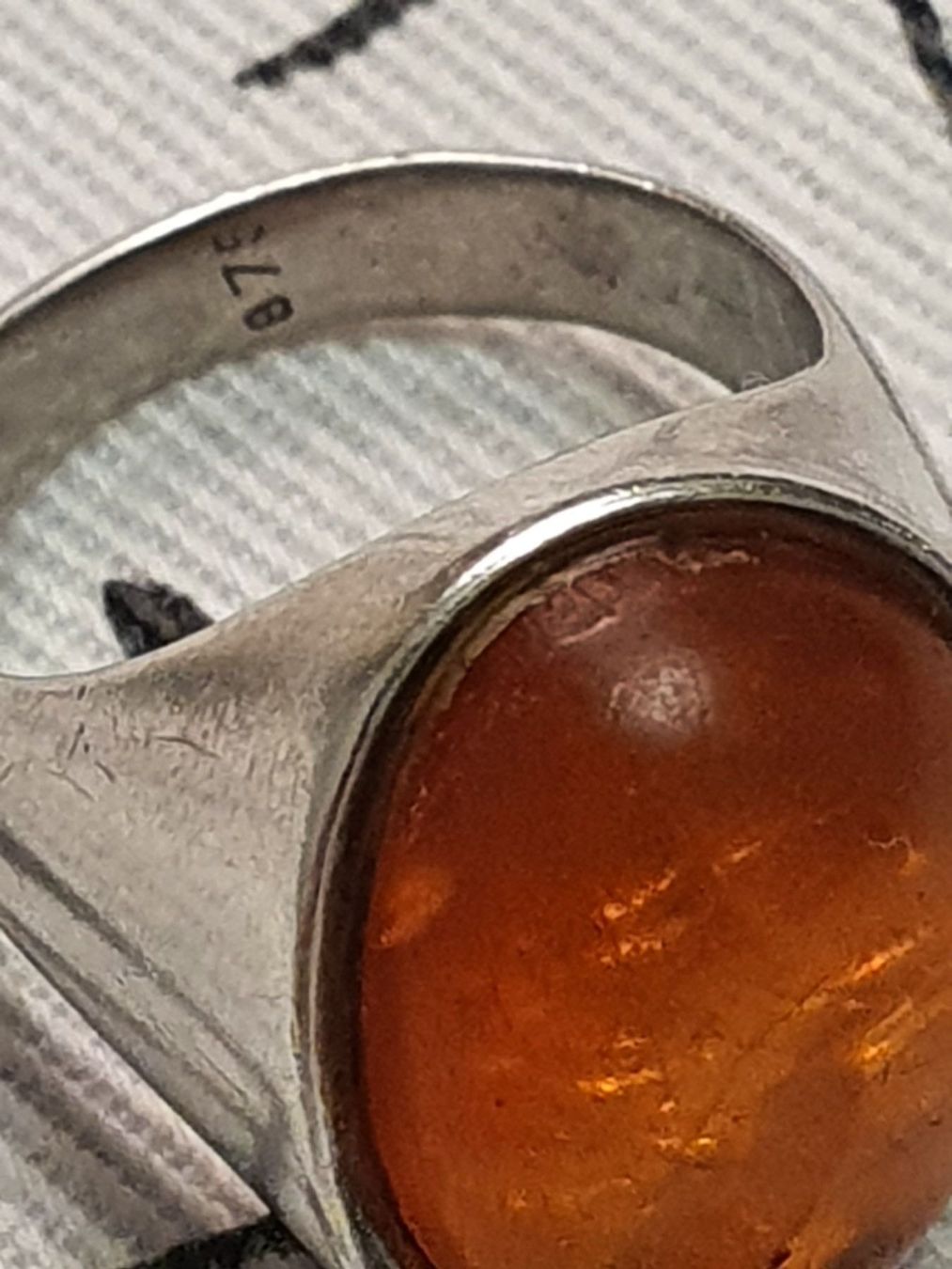 Anelli: Filigraner Designer Bernstein-Ring aus – Usato da Wohlen AG venduto da palmsprings 5