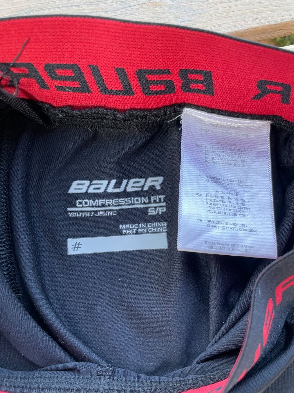 Bauer Biancheria intima: Bauer Eishockey Compression Hose Grösse Kinder YTH S – Nuovo (secondo la descrizione) da Zürich venduto da ONA-Online 2
