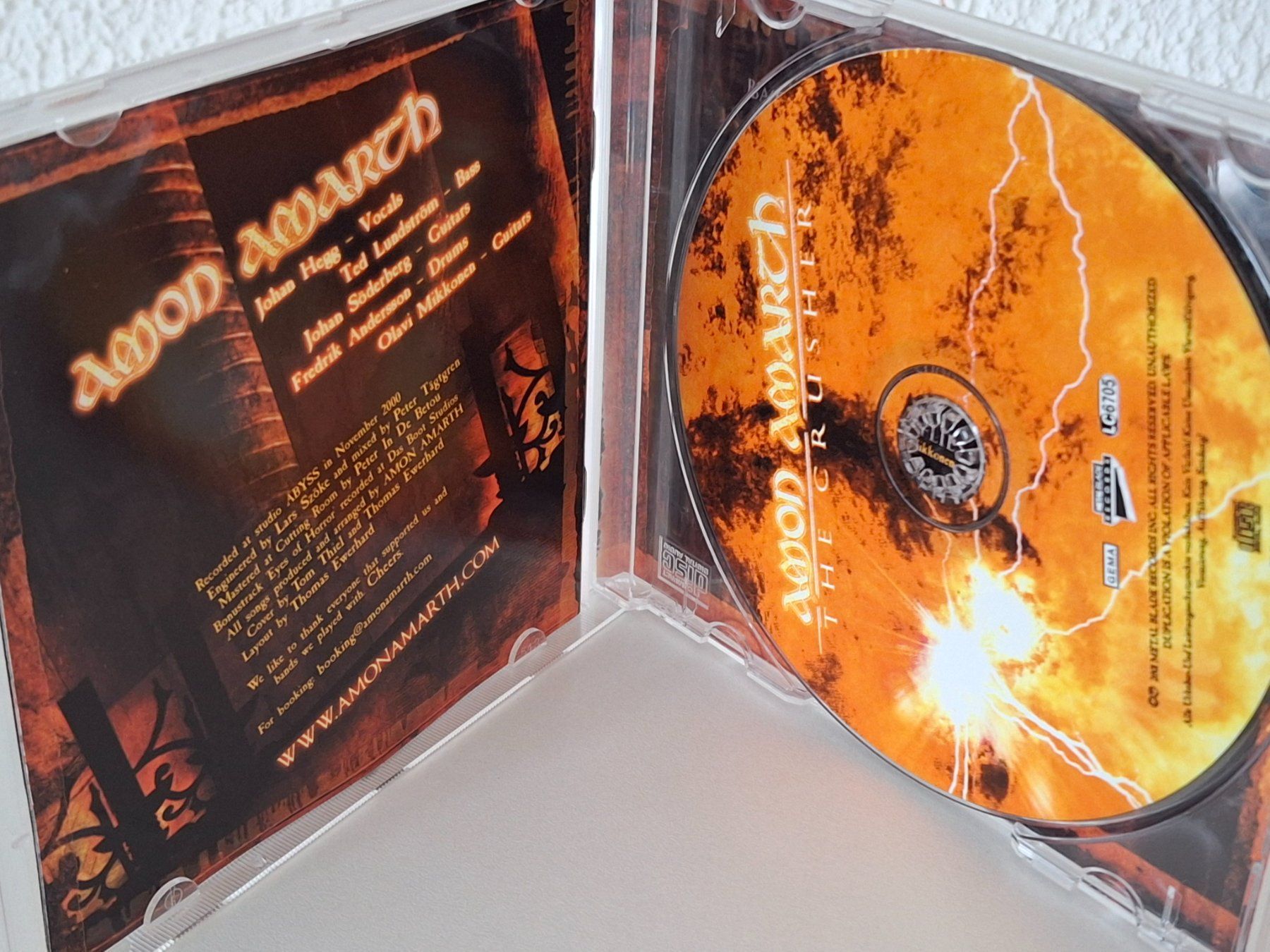 CD: CD Amon Amarth - The Crusher - Metal – Usato da Aarberg venduto da Jackup1 2