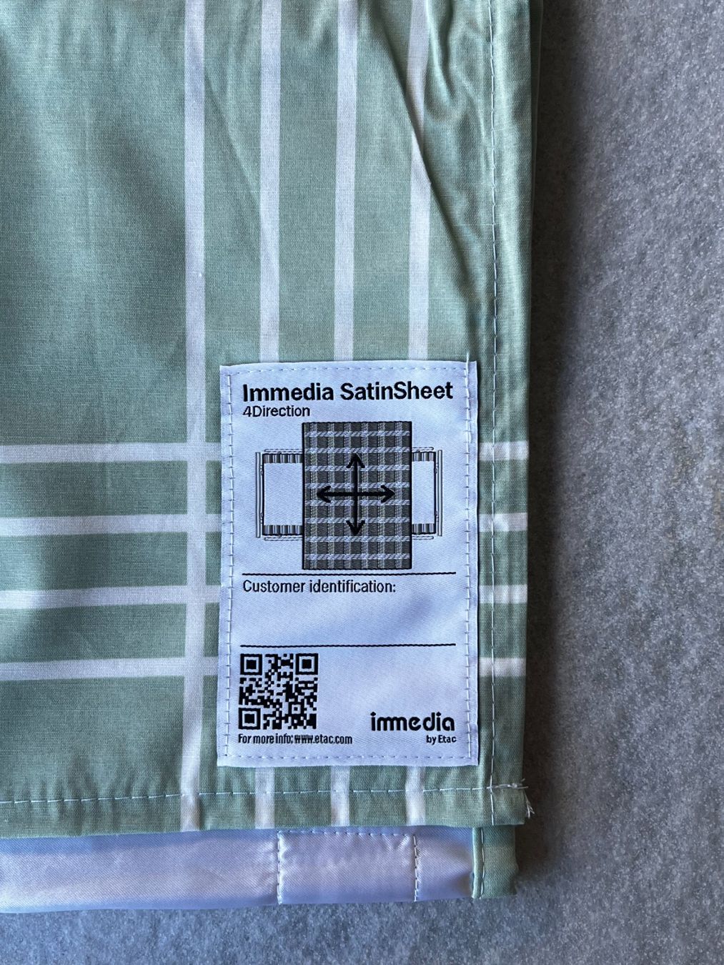 Biancheria da letto: Etac SatinSheet 4D Midi, 148 x 140 cm – Nuovo (secondo la descrizione) da Schaffhausen venduto da strack 1