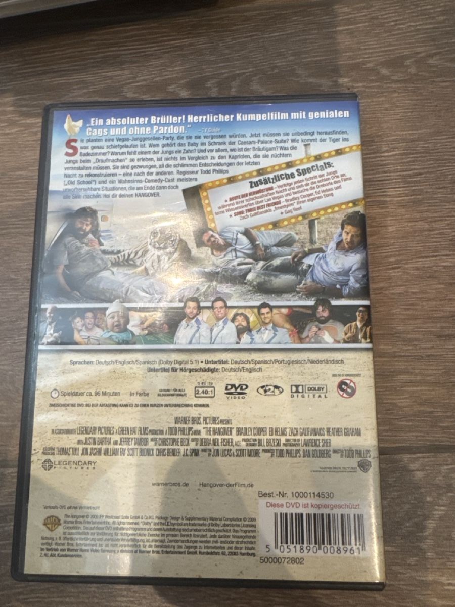 Alle DVDs: Hangover DVD guter Zustand – Gebraucht aus Beinwil am See von noxno 1