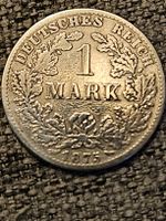 pieces 1 mark 1875 argent 900