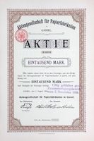 AG für Papierfabrikation in Cassel, Kassel - 1906