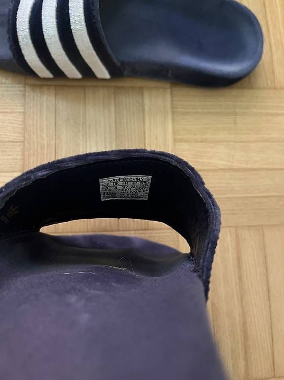 Adidas Herrenschuhe: Adidas Velour Slides Gr. 37 – Gebraucht aus Zürich von rit_g825 2