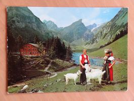 Im Alpstein - Berggasthaus Seealpsee - année 70