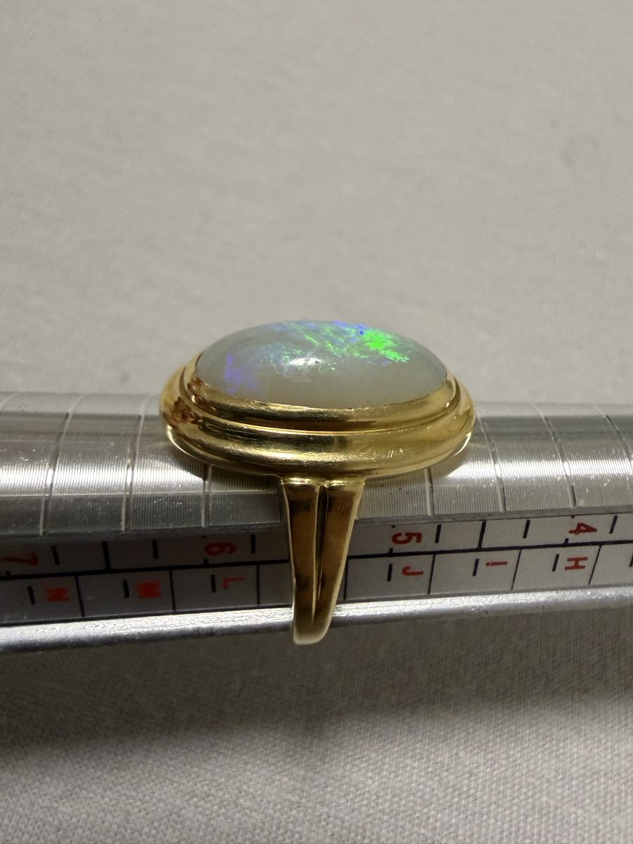 Bagues: Ring Gold 18k mit Opal – D'occasion à Oberhof par RealStone 1