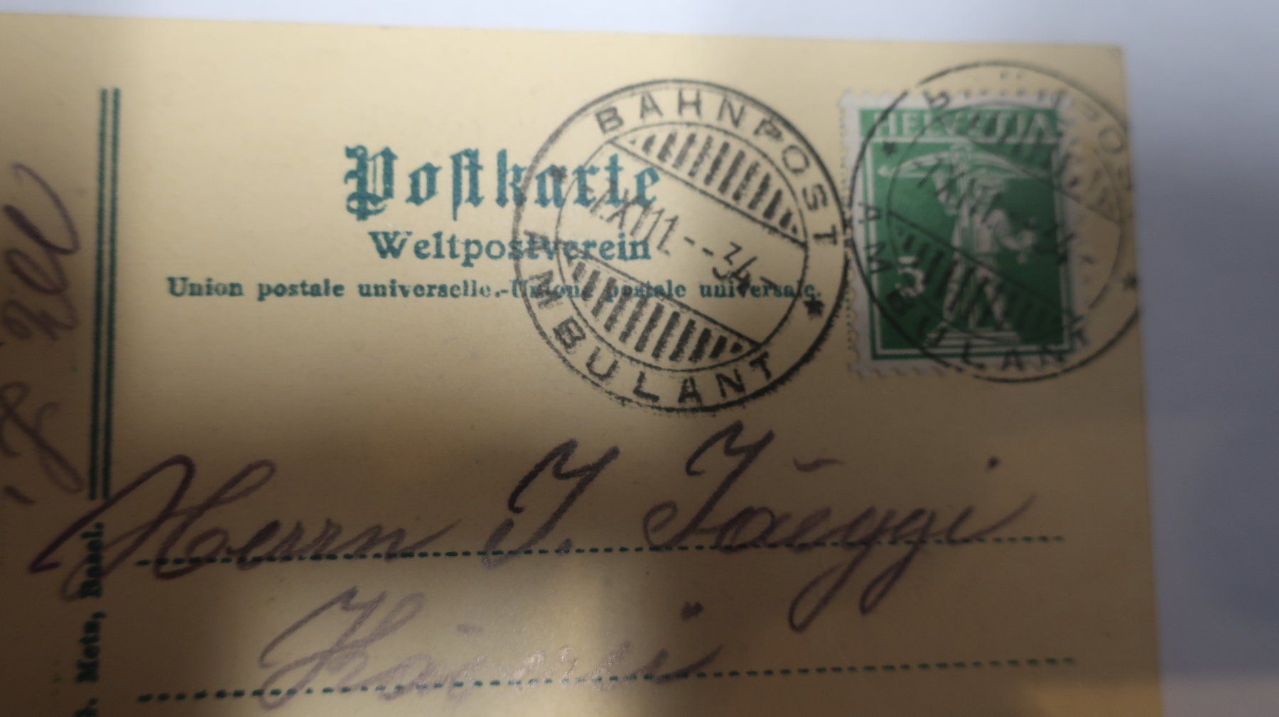 Cartoline postali: Langenthal. Marktgasse. 1934 – Usato da Cormoret venduto da Pascalll2001 5