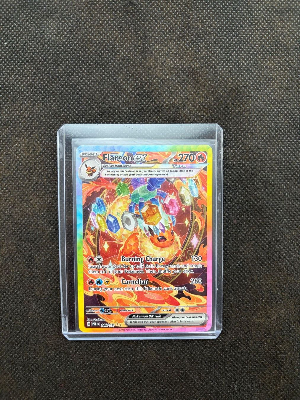 Pokémon Carte collezionabili: Flareon EX 146/131 | Prismatic Evolutions | EN – Nuovo e nell'imballaggio originale da Küsnacht ZH venduto da Martyn2932