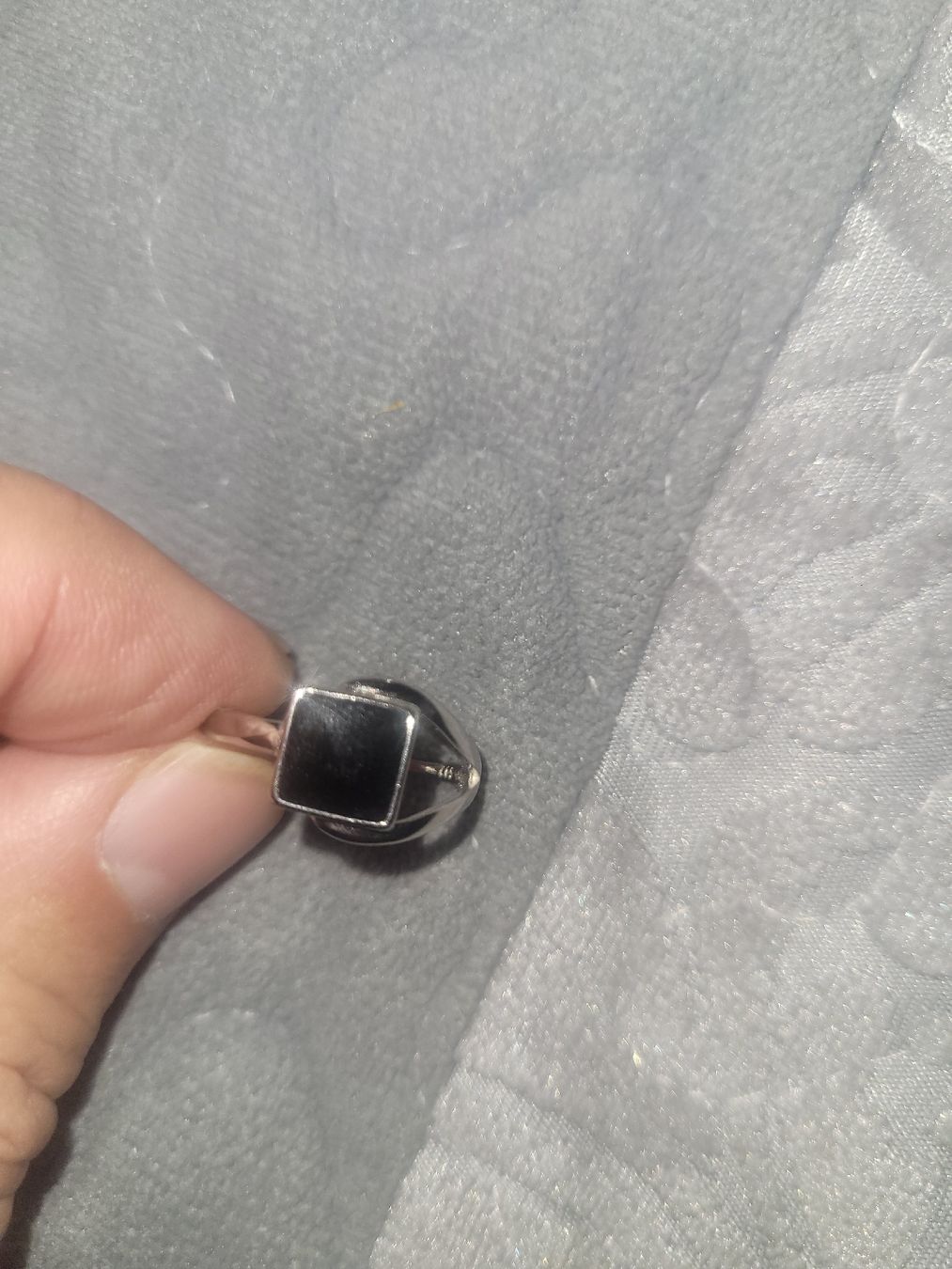 Ringe: Eleganter Silberring mit schwarzem Stein, Gr. 54 – Neu und originalverpackt aus Bassersdorf von arkais 2