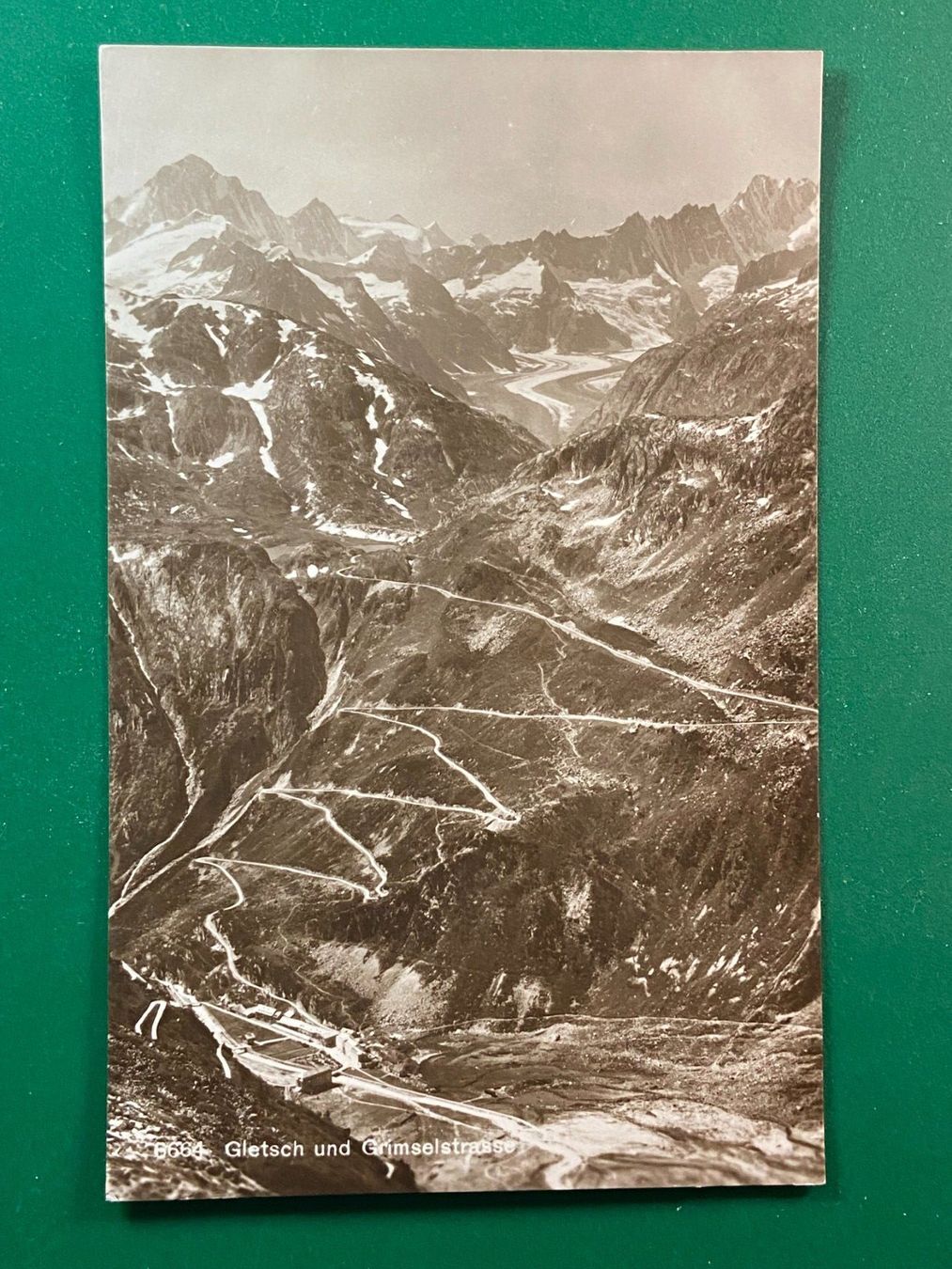 Cartoline postali: Gletsch und Grimselstrasse – Usato da Steg VS venduto da danwer74